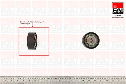 Tensioner Pulley, V-ribbed belt